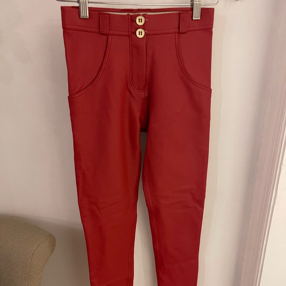 XS Freddy WR UP 7/8 Faux Leather Jeggings